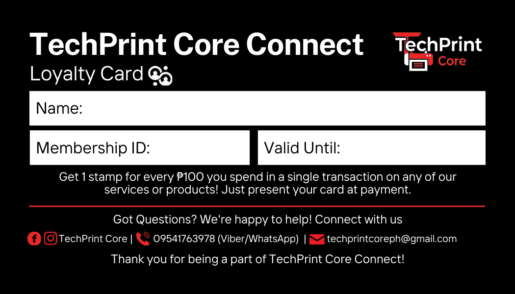 TPC Connect loyalty card